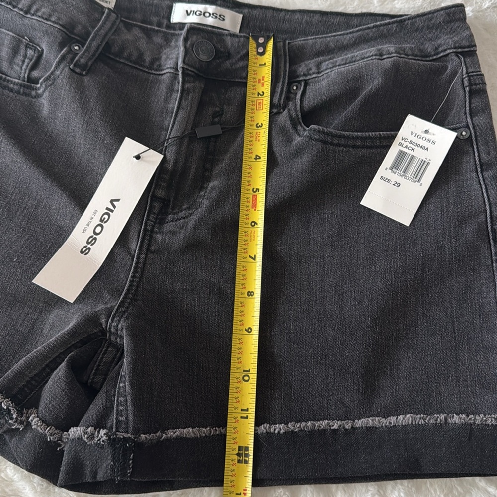 Vigoss Black Jean Shorts - Picture 9 of 10